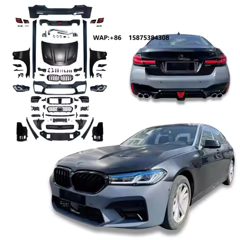 Complete BMW F10 to G30 M5 Competition Full Body Kit with Bumpers, Hood, Headlights & Full Conversion Parts